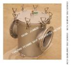 Right Angle Stainless Steel Sea Water Filter For Marine Seawater Cooling System