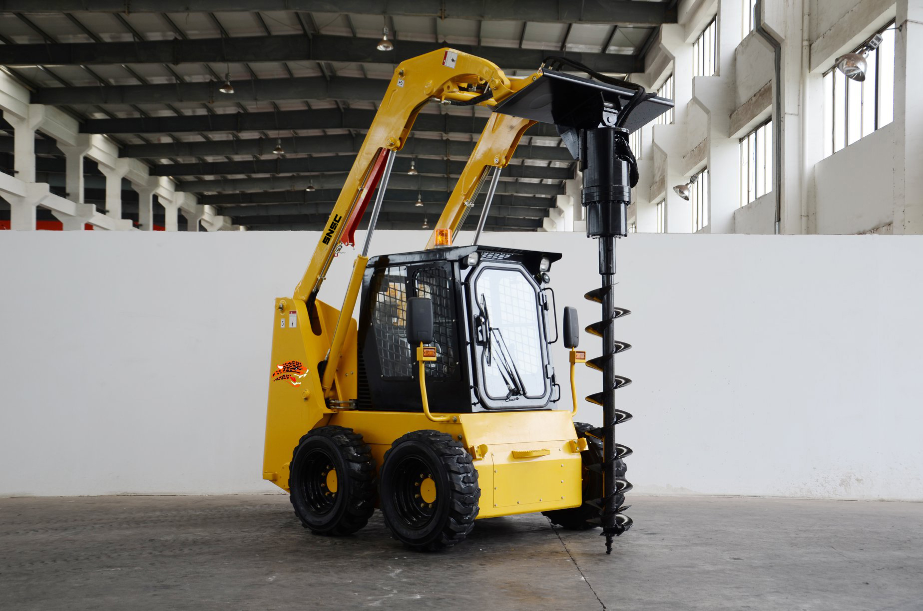 50HP 60HP 70HP Skid Steer Loader with Multi-Function Attachments and Pneumatic Tires
