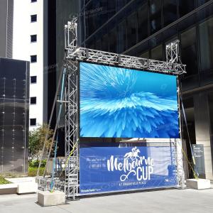 Wholesale P3.91 Full Color Outdoor LED Display Panels 500x500mm Cabinets Front Open from china suppliers