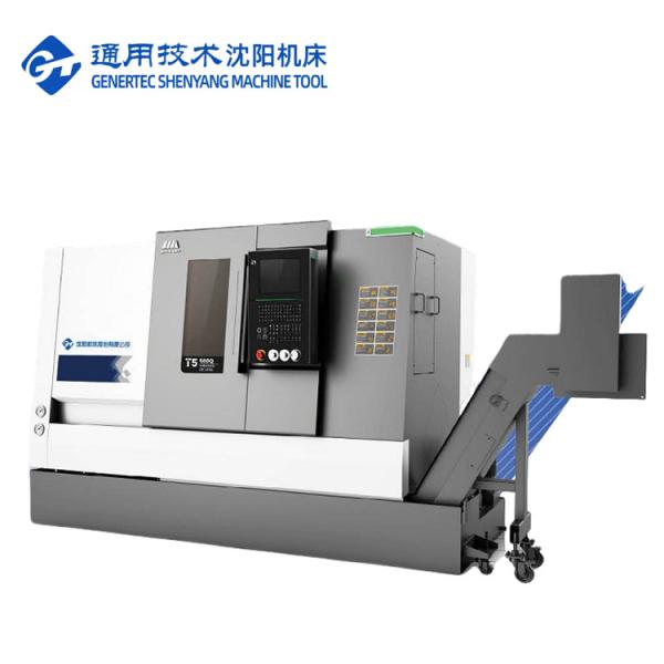 CNC Lathe 3 Axis Lathe Milling Machine Combo T5.2-1000Q FANUC SMTCL Slant Bed