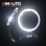 2.5 Inch 3 Inch Headlight Shroud C10 Black LED Light Angel Eyes Projector Cover