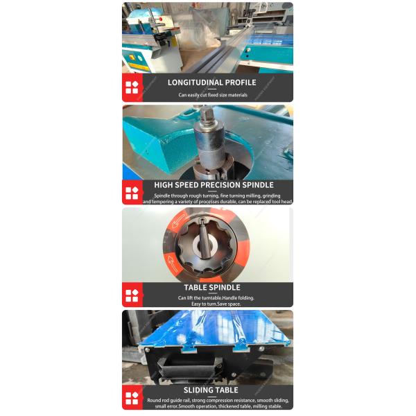 4kw Automatic Sliding Table Wood Shaper Machines for Woodworking MX5117A/MX5117B