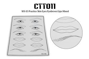 Wholesale Durable Sheet Eyebrow / Lips / Face Practice Skin 15 X 20 Cm from china suppliers