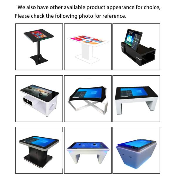 55 Inch Interactive Touch Screen Coffee Table For Conferenc / Dining / Display / Bar