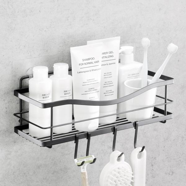 Scratch Resistant Stainless Steel Multifunctional Hooks Adhesive Shower