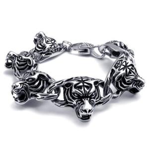 Wholesale High Quality Tagor Stainless Steel Jewelry Fashion Men's Casting Bracelet PXB030 from china suppliers