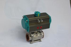 China High quality aluminum alloy double action and spring return pneumatic  actuator for valves on sale
