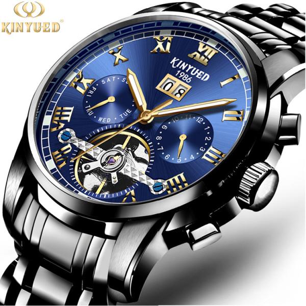 Quality Luminous  Mens Mechanical Watches Customized Mechanical Wrist Watch for sale