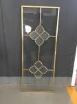 cabinet door decorative glass of brass caming 2017new designs