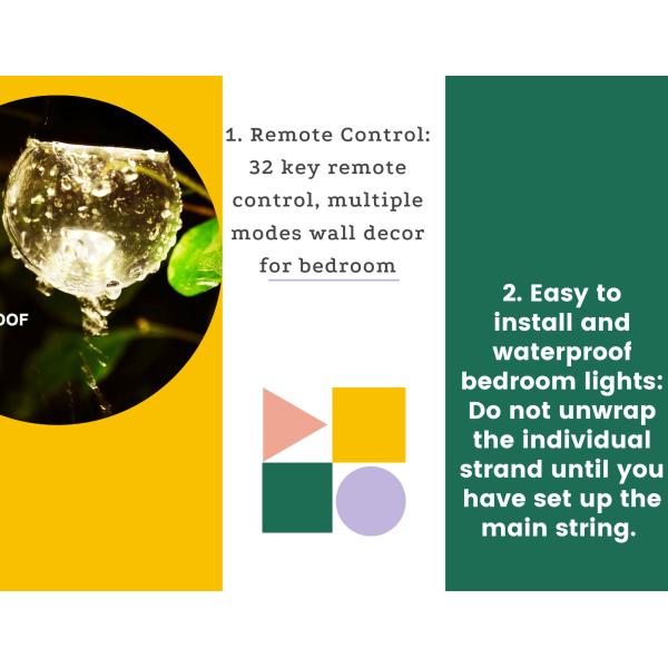 9M Warm White String LED Curtain Lights 8 Modes Connectable For Halloween