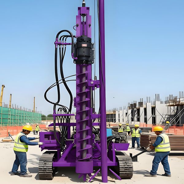 Hydraulic Pile Driver Anchoring Construction Multiangle Drilling Rotary Borehole Pile Driving Machine