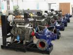 Cast Iron High pressure 50kw Diesel Engine water pump for fire fighting Single