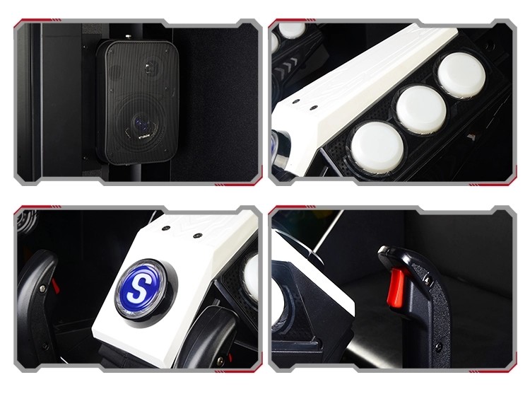 Indoor Arcade Game Machine Coin Operated / Kids Shooting Game Simulator