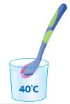 PP TPE BSCI Color Change Soft Tip Baby Feeding Spoon