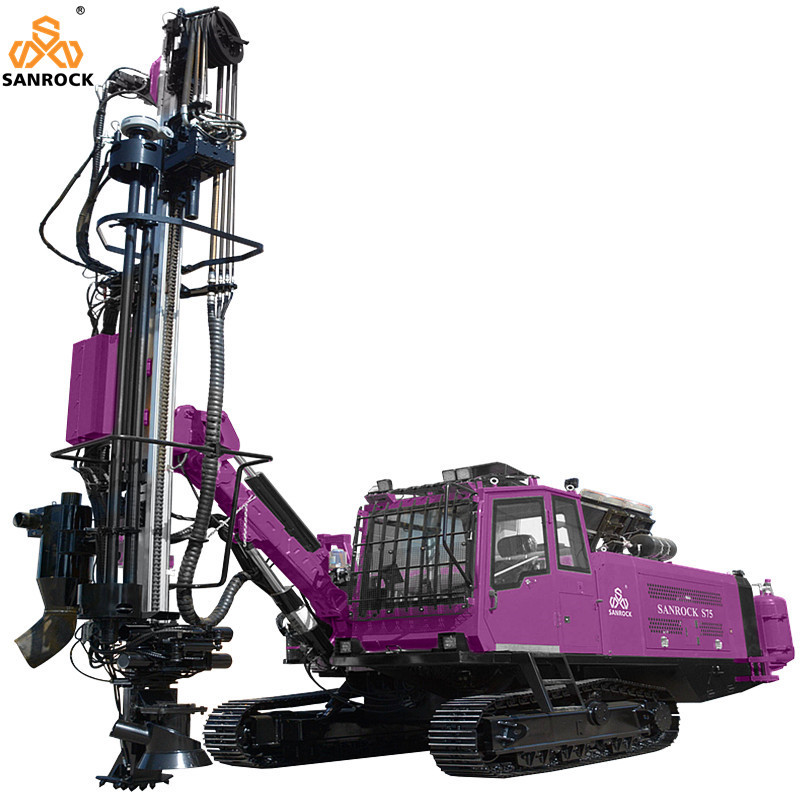 Mining Drilling Rig Feeding Stroke 4750mm Integrated Drilling Rig Equipment Borehole Drilling Machine