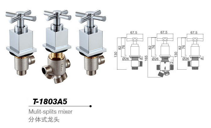 Bathtub mixer,Faucet,cold/hot water basin tap T-1803A5