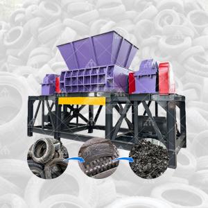 Wholesale 2TPD-3TPD Waste Tire Shredder Recycling Scrap Tire Crusher Machine from china suppliers
