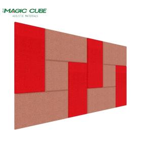 Wholesale Bevel Edge Fabric Acoustic Wall Panel MDF Frame 600mm For Home Theater from china suppliers