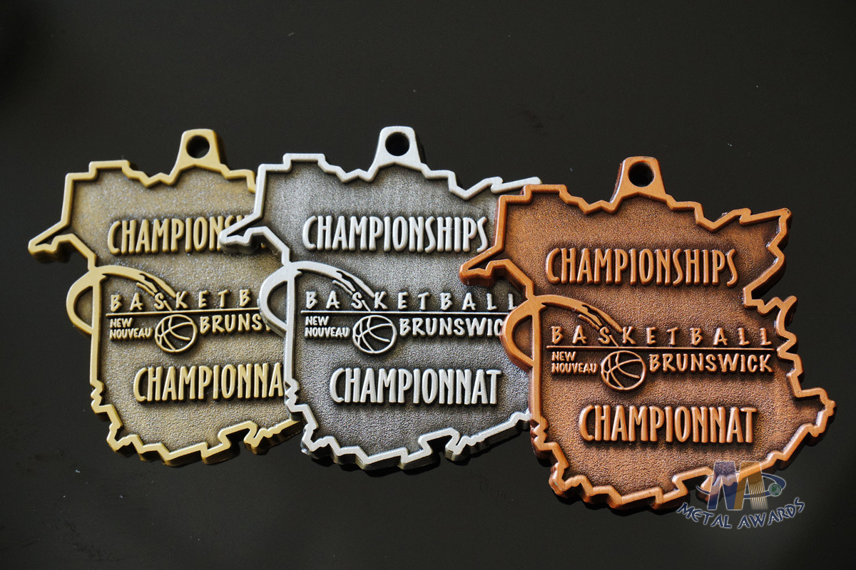 Basketball Swimming Bespoke Custom Award Medals Die Casting Mold Bronze Plating