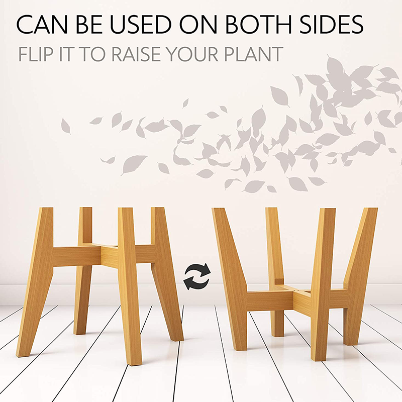 Modern Sustainable Bamboo Plant Pot Holder For Indoor Artificial Flower