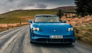 Wholesale Most complete fast electric vehicle -Porsche Taycan cross Turismo max speed 220km/h new energy Car from china suppliers