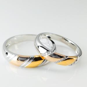 Wholesale Double Color Special Stripes 9g 18k Gold Wedding Bands from china suppliers