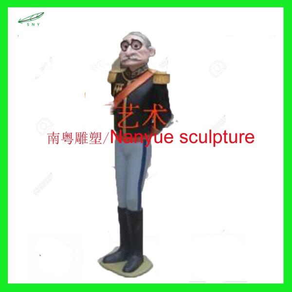 life size frozen character cartoon statue fiberglass colorful design as