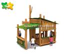 Anti Fade Kids Wooden Slide Outdoor Stimulated Children'S Curiosity Exploring