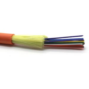 Wholesale LSZH PVC Jacket Indoor Fiber Optic Cable 12 24 Core Optical Fiber Cable from china suppliers