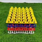 Eco Friendly Egg Tray For Agricultural Egg Packing Red Yellow Blue White Colors