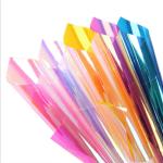 1.38m X 30m Building Window Film 2mil Colorful Decorative Window Film