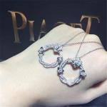 Piaget full diamonds of rose vine necklace 18kt gold with white gold or yellow