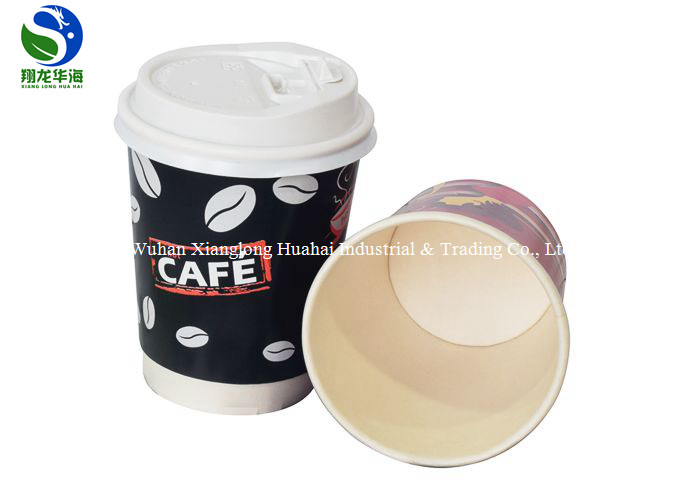 Double Wall Take Away Tea And Coffee Cups Colored Paper Coffee Cups With Logo