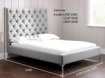 Girl Wooden Bed Picture Button Tufted Headboards Bed