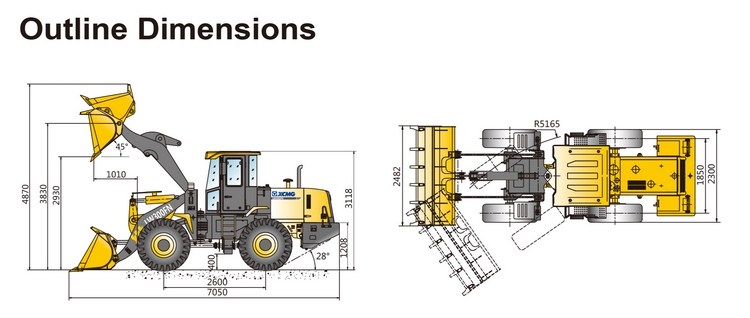 XCMG Official wheel loader LW300KV