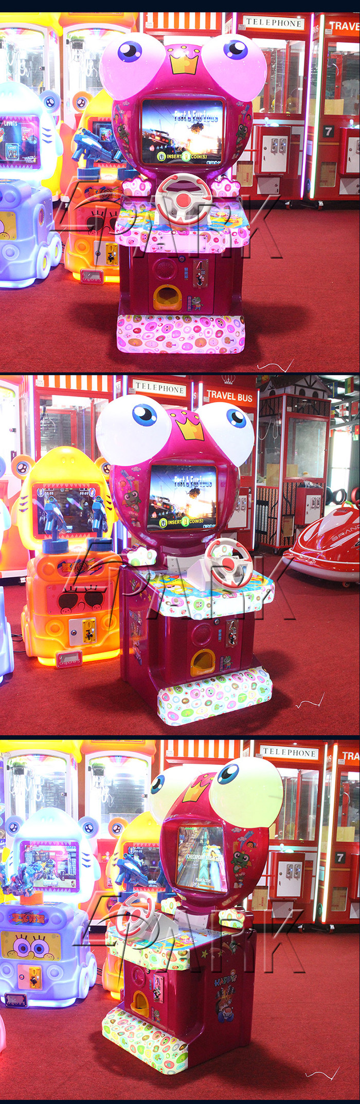 Flying Four - In - One Racing Game Machine 19 "HD LCD For Shopping Mall