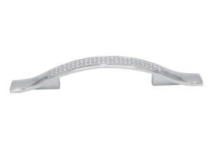 Wholesale European Arch Rhinestone Wardrobe Handle Canbinet Hardware Furniture Handle from china suppliers