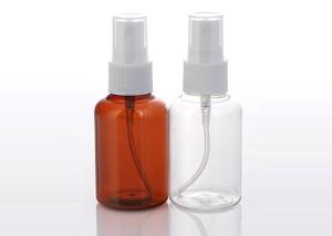 Wholesale 100ml Amber Transparent Plastic Cosmetic Bottles With Sprayer Pump from china suppliers