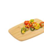 Household Kitchen Bamboo Butcher Block Cutting Board 4 Piece Set