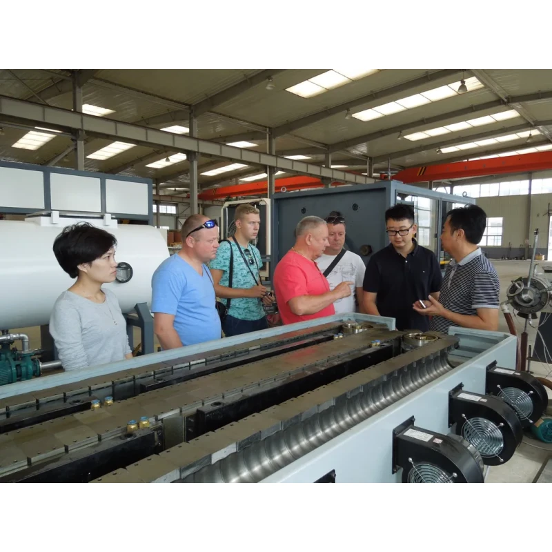 Flexible PU Foaming Pert Insulation Pipe Extruder Machinery for Underground Pipe System