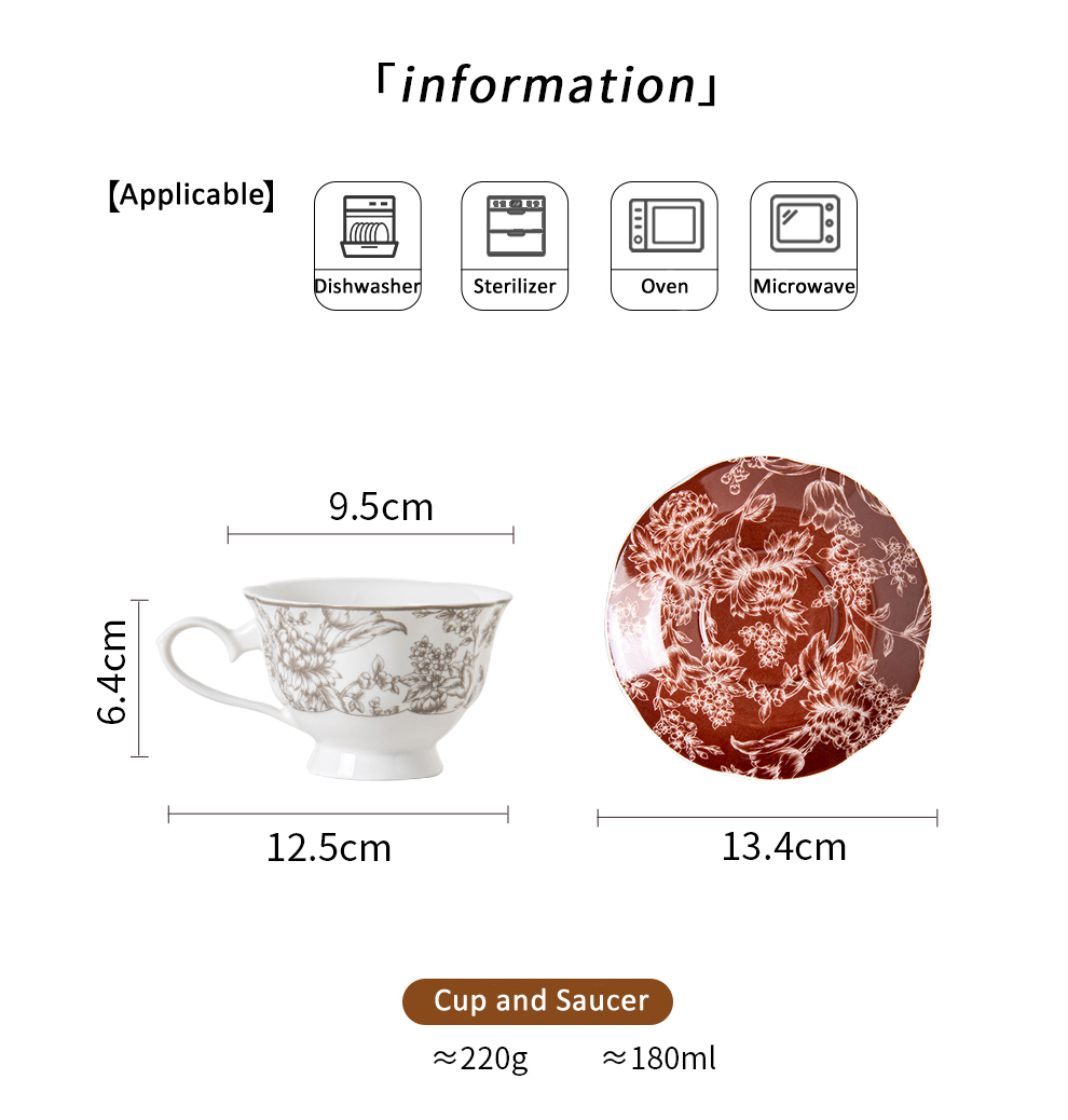 Sustainable Ceramic Tea Cup Set For Elegant Cappuccino Cups And Porcelain Mug