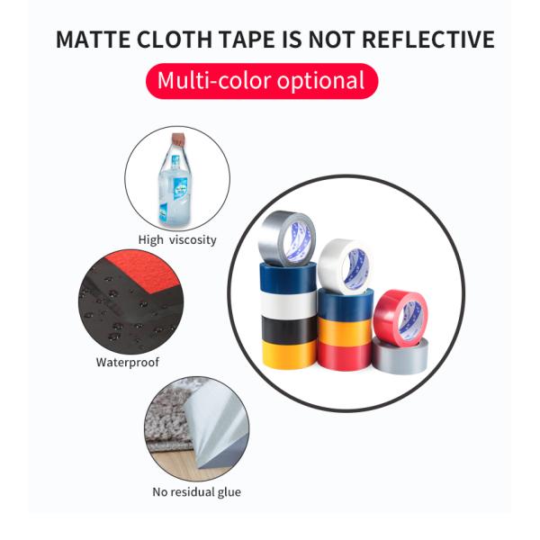 Floor Industrial Cloth Duct Tape Carpet Binding Adhesive Tape DIY Pipe Repair
