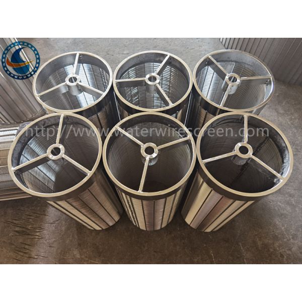 100um Slot Inlet And Outlet Wire Wrapped Screen Baskets
