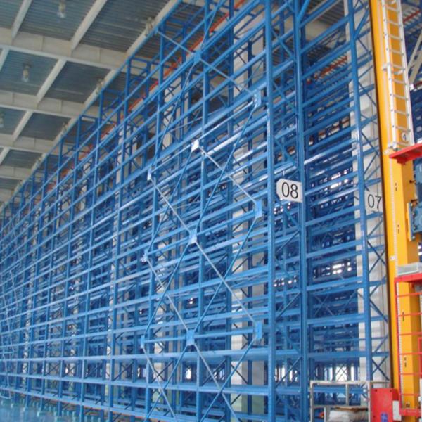 Blue / Orange ASRS Systems Improve Storage Efficiency 800 - 1200mm Depth