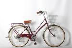 OEM City Commuter Bikes 26 Inch Lady Bike 6 Speed With Caliper Brake