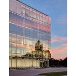6106 Aluminum Mirrored Glass Wall Heat Insulation Waterproof Recyclable