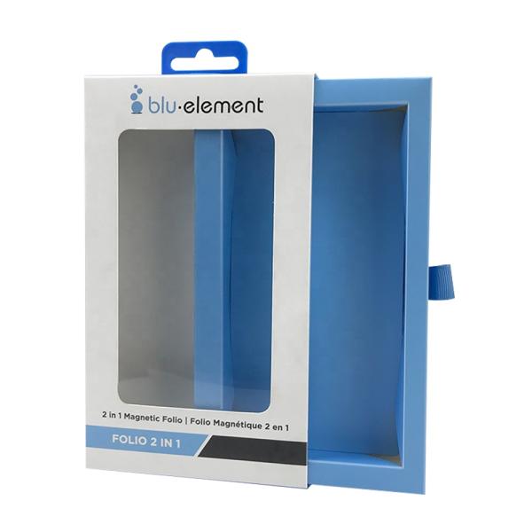 Custom Cheap Mobile Phone Case Packaging Box With Pvc Window Printing Logo Recyclable Box