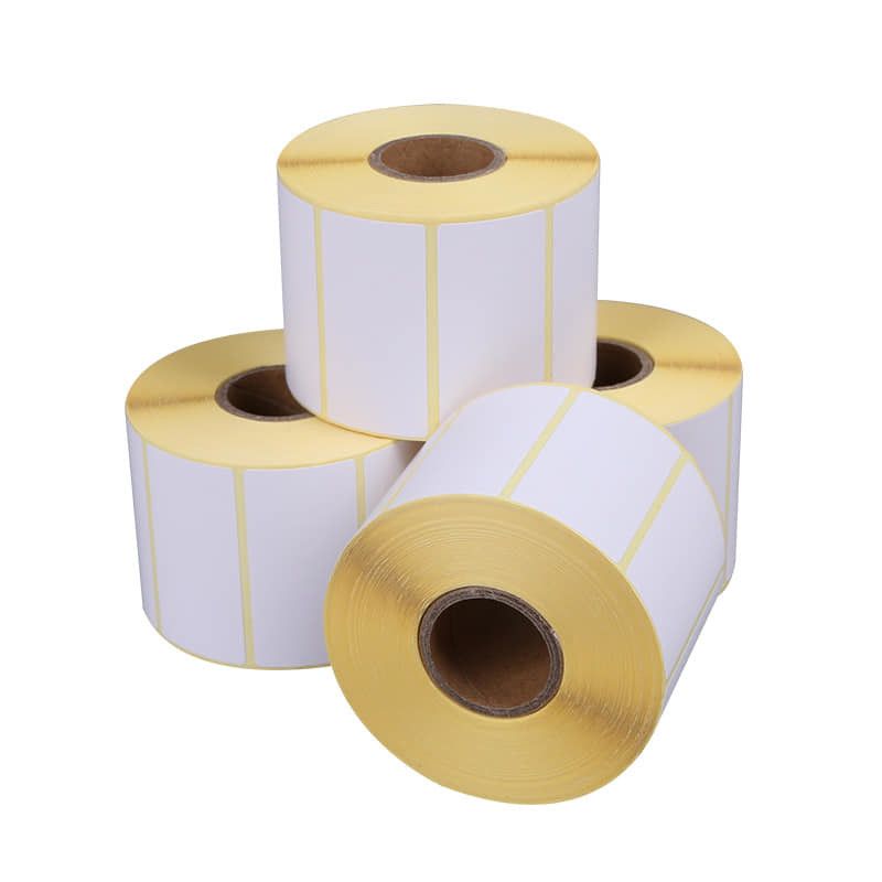 Weifang Made Printed Adhesive Direct Thermal Label Color Thermal Sticker Top Coated Thermal Sticker