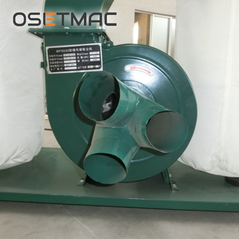 55kg OSETMAC Woodworking Dust Collector for Panel Saw Edge Banding and Sanding Machines