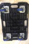 4 wheel dolly 300lbs plastic dolly cart